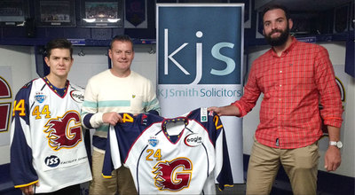 K J Smith Solicitors continue sponsorship of Guildford Flames Ice Hockey for fourth season