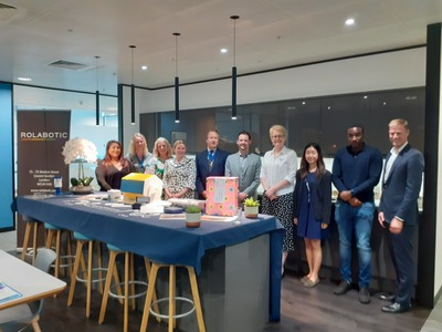 Our Woodley team offer continued support to Me2 Club at their recent raffle