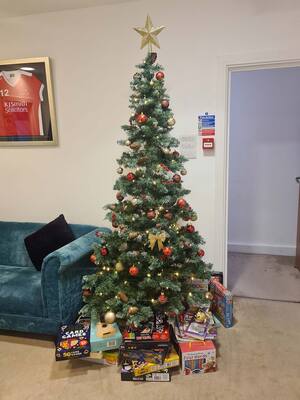 Our Winchester team helps bring Christmas to families through the Knights Foundation